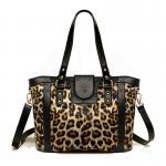 Cute Leopard Print 3-ways Bag for Woman