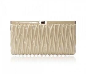 Slender Quilted Clutch Bag