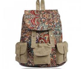 Ethnic Style Patten Prints Backpack