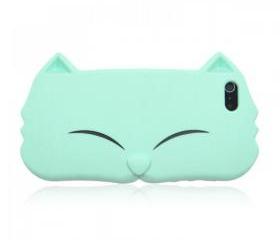Cute Cat Face Silicon Case for iPhone 4 / 4S