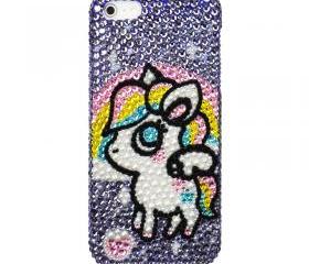 Fantasy Unicorn Crystal Bling Bling iPhone Case