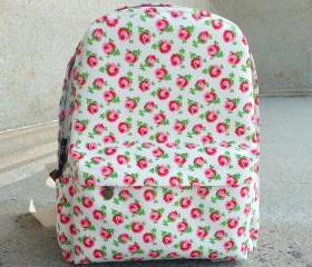 Rose Canvas Backpack