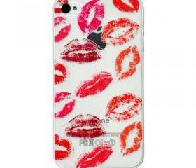 Sexy Lips Ultrathin And Transparent Phone Case For iPhone 4/4S