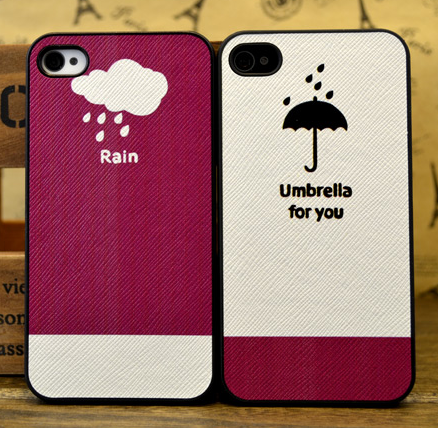iphone couple cute cases umbrella rain case lira turkish